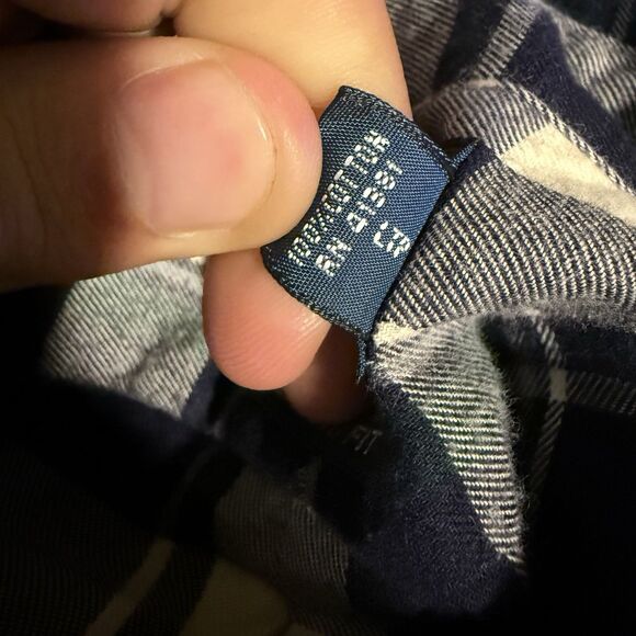 Vintage Polo Ralph Lauren Classic Fit Size Medium Flannel RN 41381 - Picture 4 of 10